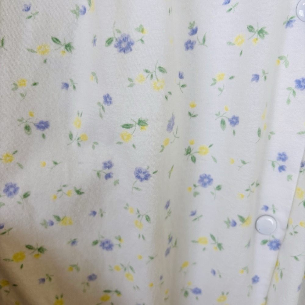Vintage Carriage Court Nightgown ‎ 2X Cottagecore Floral Lace Trim Sleepwear - Picture 4 of 11